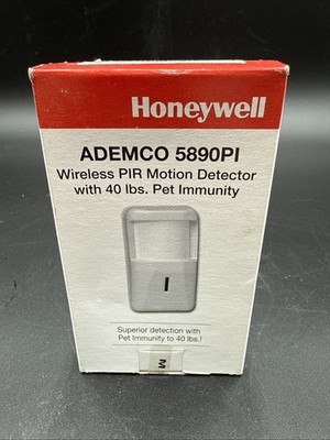 Honeywell 5890PI Wireless Pir Motion Detector 40lbs Pet Immunity