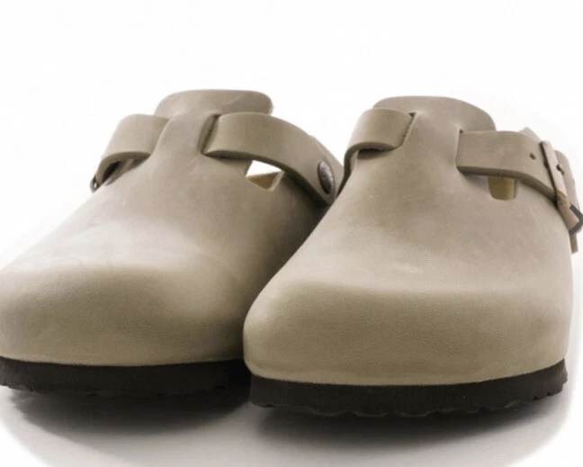 BNWT BIRKENSTOCK BOSTON CLOGS SIZE UK 9 EUR 43 TOBACCO OILED LEATHER REGULAR