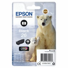 Epson 26 Photo Black, Epson Expression Premium XP600/605/700/800 FOTO INCHIOSTRO BK 