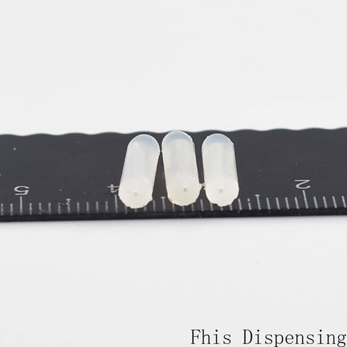 Pack of 100 Silicone Cap ID 0.51mm* OD 3.55mm* Length 12.7mm - Picture 2 of 4