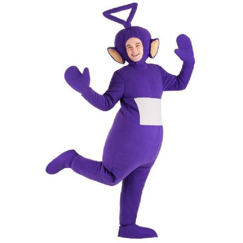 Adult Teletubbies Costume Halloween Cosplay Carnivail Outfits Cartoon Bodysuit - Picture 13 of 23