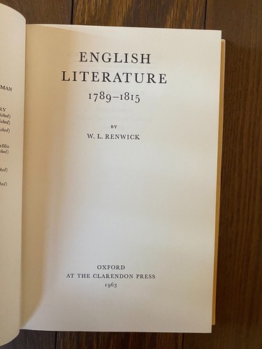 Oxford History of English Literature Lot of 6 Clarendon Press Hardcovers w/DJ - Picture 8 of 15