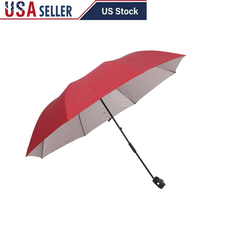 Universal Clip-On Chair Umbrella Adjustable Portable Outdoor Shade Protection US