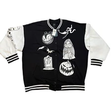 Her Universe The Nightmare Before Christmas Oversized Varsity Jacket Plus Size 4