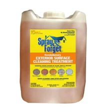 Spray and Forget Roof Cleaner 5 Gallon Concentrated Exterior Surface Treatment