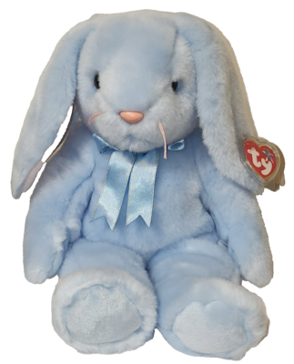Ty Beanie Buddy FLIPPITY the Blue Bunny Rabbit 14