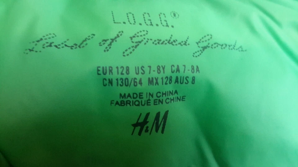 H&M Niños Talla 7-8 Y Verde Sin Mangas Extraíble Capucha Puffer Chaleco Chaqueta Usado Foto 4 de 4