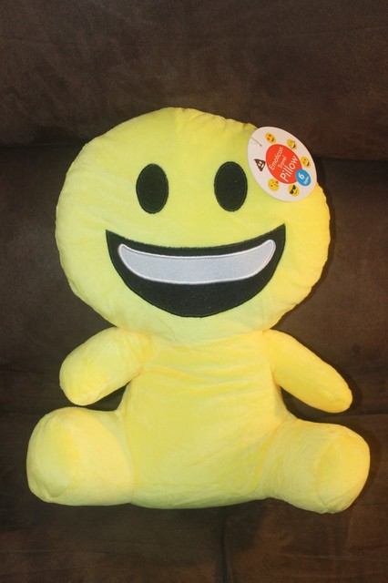 13 in. Emoji Emoticon Stuffed High Quality Plush Toy, Big Smile, NEW | eBay