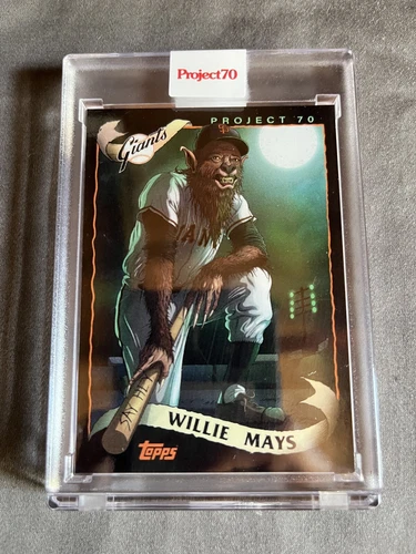 WILLIE MAYS BY ALEX PARDEE #167 TOPPS PROJECT 70