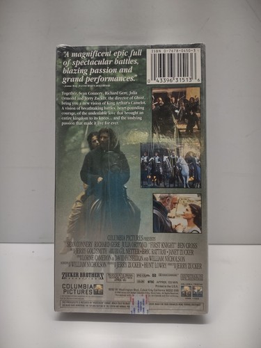 First Knight VHS Widescreen Presentation, Sealed, Extremely Rare, Sean Connery - Imagen 3 de 6