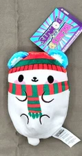Bears VS Donuts Snow Bear 4" Bean Plush 2024 Unboxed 