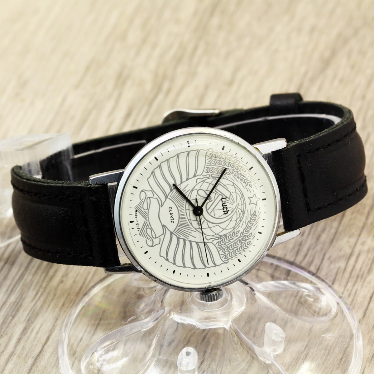 LUCH State Emblem of the Soviet Union men's quartz wristwatch Cal - Main Image