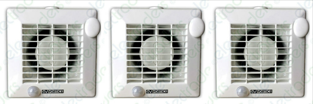 4 x Vortice 11681 Punto M 100/4"" Axial Extractor Fans with PIR Movement Sensor - Image 4
