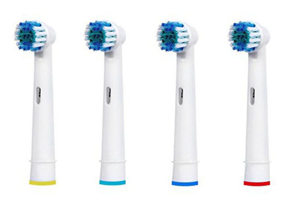 Cabezales de cepillo de dientes compatibles con viaje para control oral B para Braun x 4
