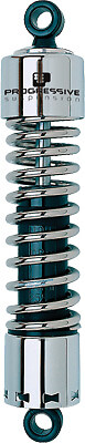 Progressive Suspension 412 Series Chrome Rear Shocks 12" w/ Cover 412-4035C - Imagen 1 de 1