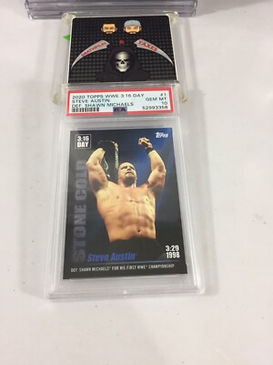 Stone Cold Steve Austin 3:16 Day #1 137 Print Run Psa 10 Pop 1