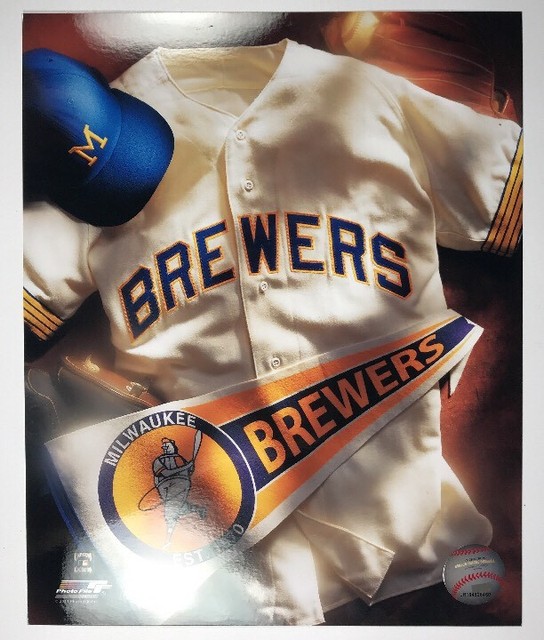 Milwaukee Brewers Throwback Jersey Uniform 8x10 Photo eBay