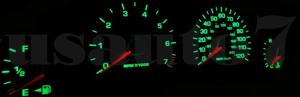 Dash Cluster Gauges Green LED LIGHT BULBS KIT Fit 98-04 Dodge Intrepid 2nd Gen - Image 4 of 4