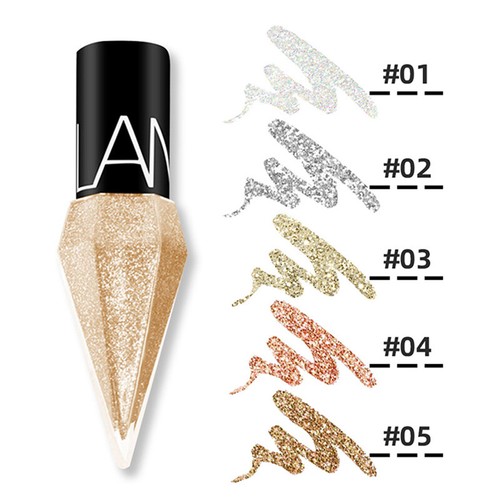 Eyeliner Liquid Shimmer Long Lasting Diamond Eye Liner Make Up EyeShadow- - Picture 6 of 16