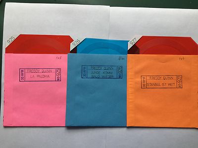 Freddy,Sammlung mit 3 verschiedenen rare russische Folie ,Format 14x14cm.33 rpm 