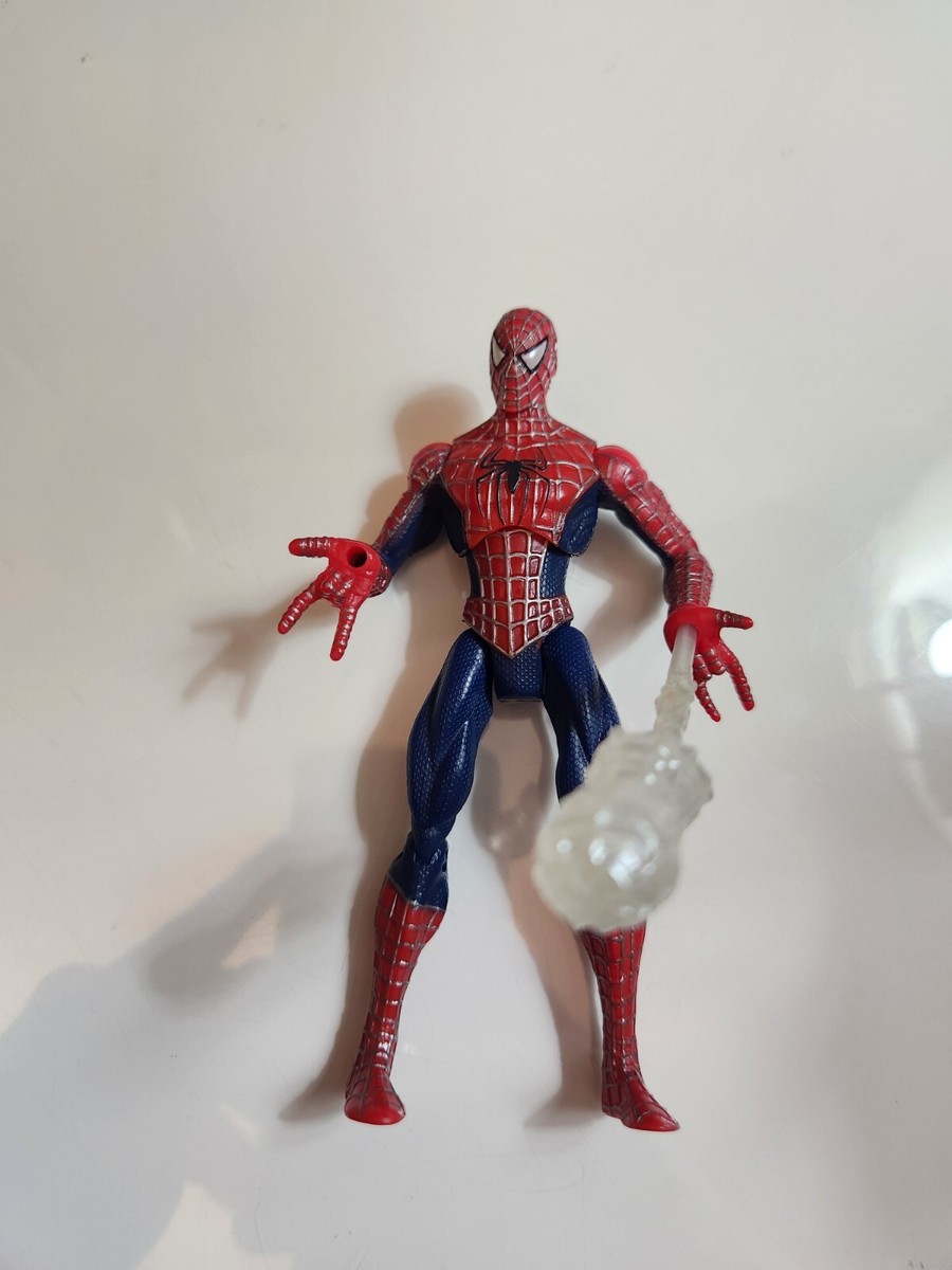 2007 Spider-Man Movie Action Figure Spider-Man with Web