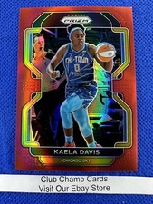 2022 #127 Kaela Davis WNBA Panini Prizm Basketball Red Prizm 164/199 Sky