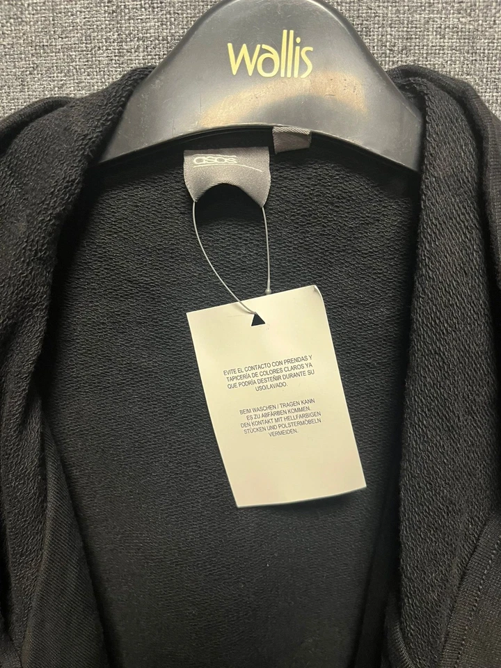 Кардиган с капюшоном Asos Waterfall Front черный маленький TD041 FF 03 - Изображение 2 из 4