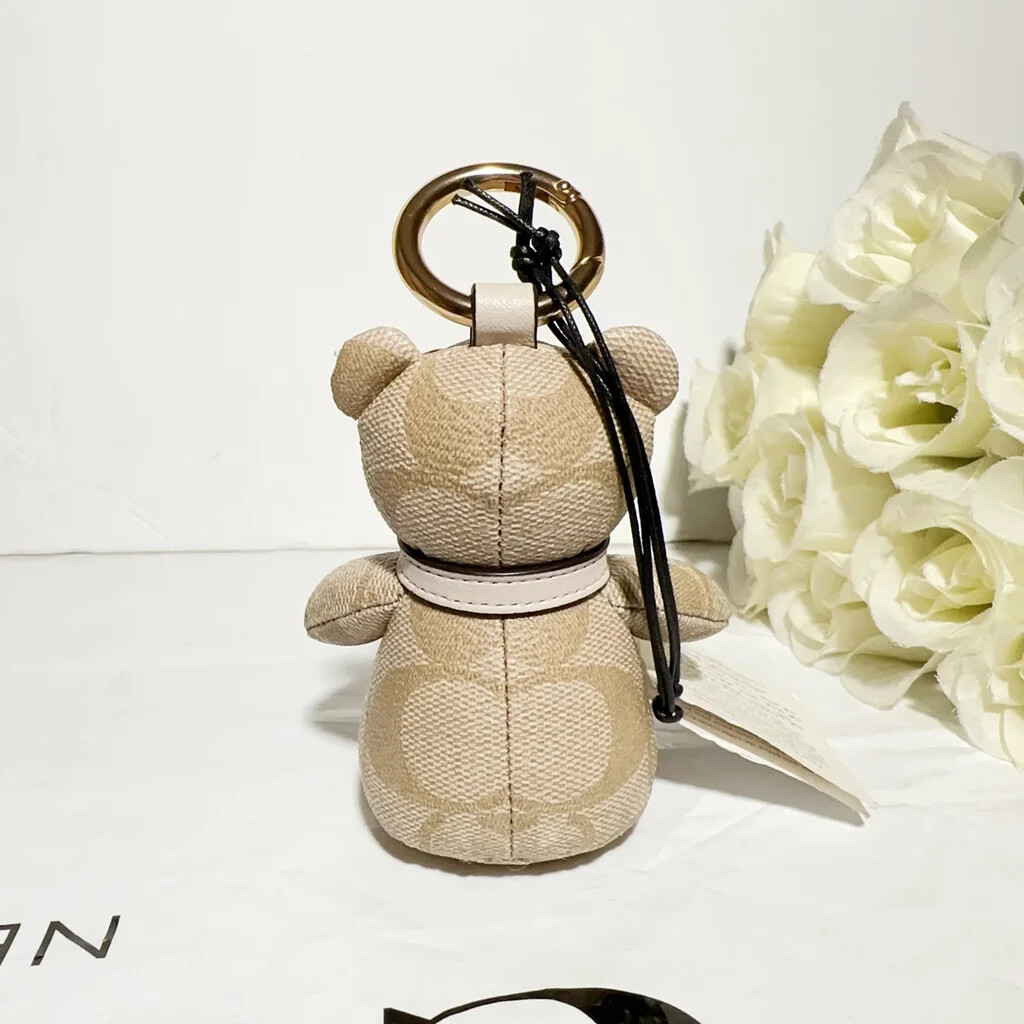 NWT COACH leather BEAR Bag Charm CI012/ skeleton 6079 NWT COACH leather BEAR Bag Charm CI012/ skeleton 6079