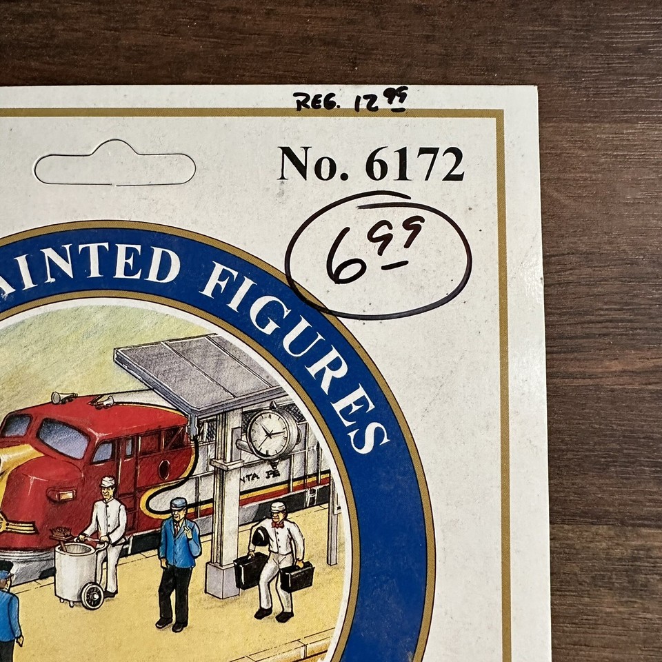 Model Power No. 6172 36 Unpainted Figures O Scale NEW, Sealed Flaws