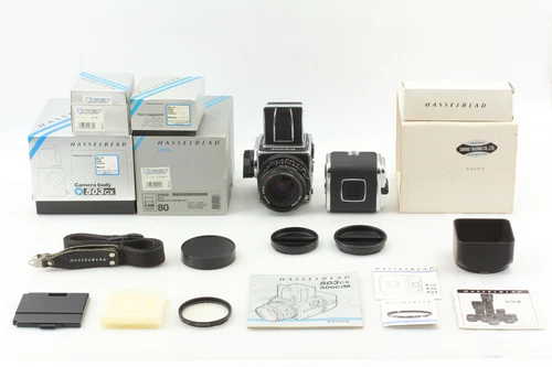 ⏯ [Top MINT in Box] Hasselblad 503CX Film Body 80mm f/2.8 CF Lens A12 III JAPAN