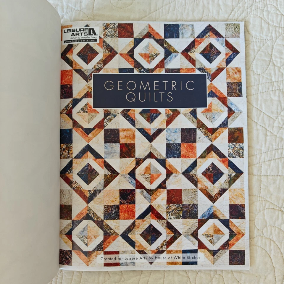 Leisure Arts Geometric Quilts - Book of 12 Quilting Projects #5607 - Image 3 of 4