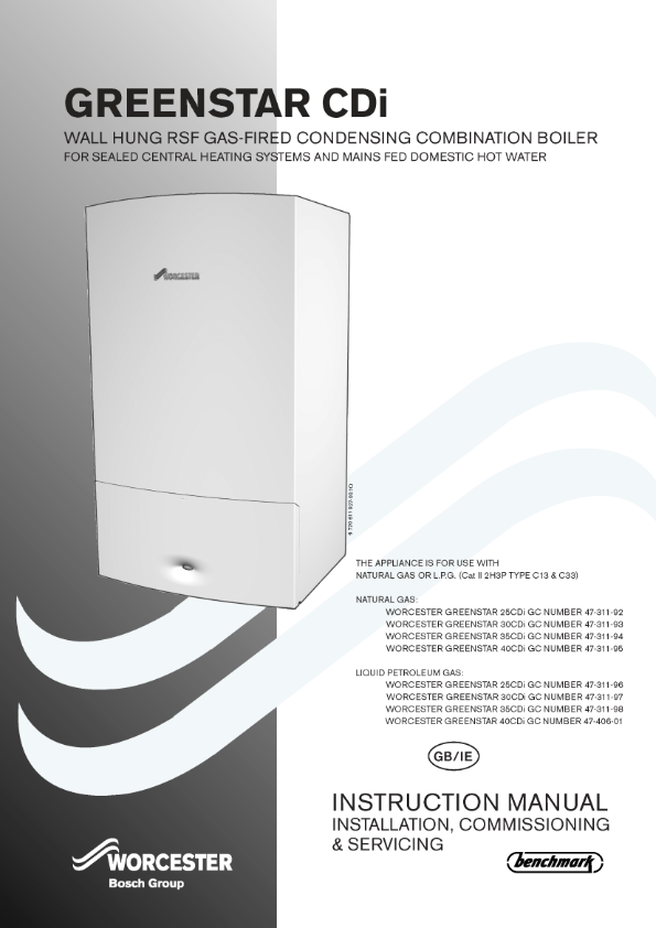 BOSCH WORCESTER GREENSTAR CDI COMPACT (WORCESTER GREENSTAR good