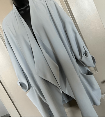 NEW Women's Light Blue/Grey Madison Blazer, 2X