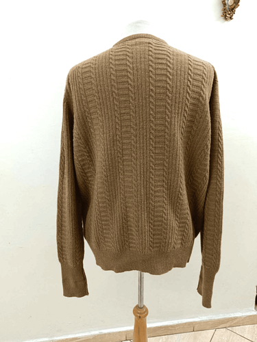 Barbour Sweater Wool Cashmere Long Sleeve Brown Mens Shirt Knit Size XXL - Picture 7 of 21