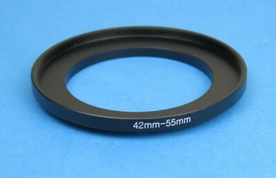 MPIXO 42mm to 55mm Step Up Step-Up Ring Kamera Objektiv Filter Adapter Ring 42mm-55mm