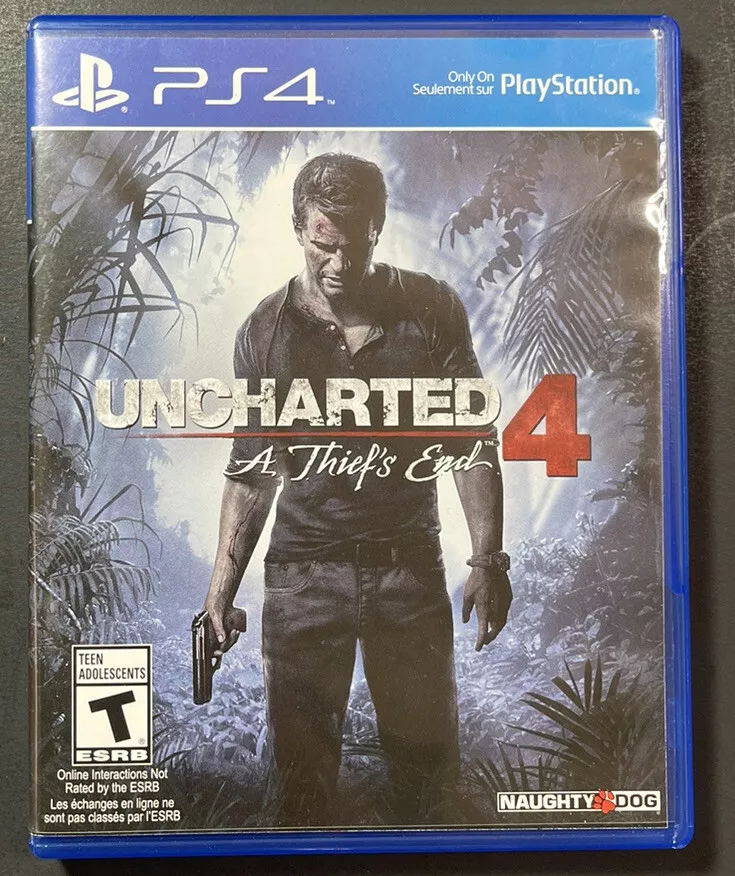 jogger tilpasningsevne Lave om Uncharted 4 A Thief&#039;s End [ First Print Blue Case ] (PS4) USED | eBay