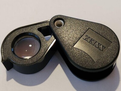 ZEISS D40 Black Pocket Magnifier Folding Loupe Aplanatic