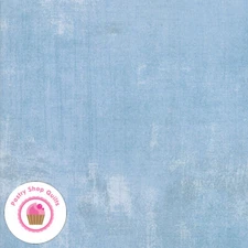 Moda GRUNGE 30150 479 Cosmic Blue BASIC GREY Quilt Fabric
