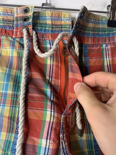Vintage Rare Ralph Lauren Active Check Shorts Size Small 30W NWT Blue Label - Picture 6 of 17