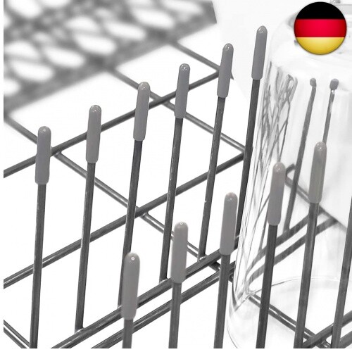 Geschirrkorb Schutzkappe,100 pcs PVC Schutzkappen für Spülmaschinenkörbe Ge - Bild 7 von 7