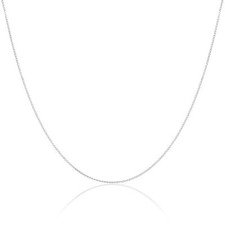 Sterling Silver Diamond Cut Elongated Curb Chain 14 16 18 20 22 " Inches