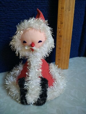 Lot of 2, Vintage Japan Christmas Cardboard Santa Figures | eBay
