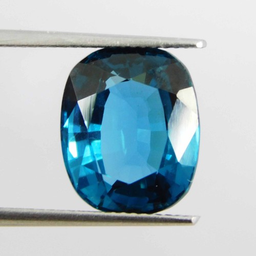 Natural 9.35 Ct kenya Blue Tsavorite Garnet Cushion Cut CERTIFIED Loose Gems - Picture 11 of 12