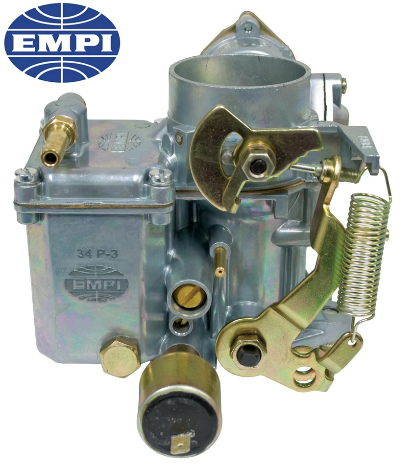 Carburador EMPI 34 Pict-3 12 voltios obturador 1600cc stock repuesto doble puerto tipo 1 Foto 2 de 4