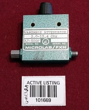 Microlab/FXR AJ-500F Variable Attenuator 2.0-12.4 GHz