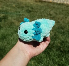 Axolotl Plush Handmade Crochet Amigurumi Plushie Stuffed Toy Mini Axolotl