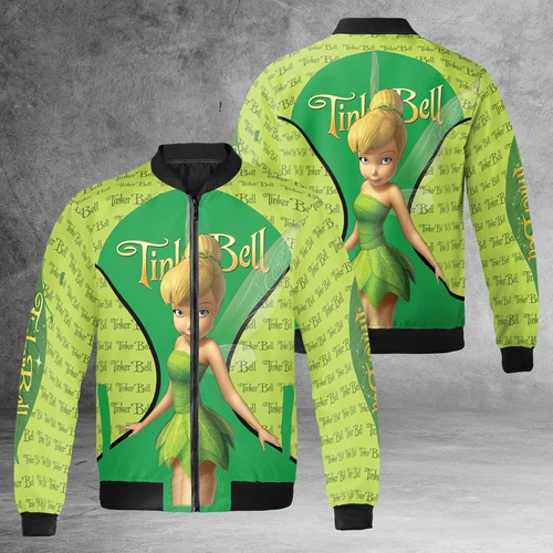 Beautiful Tinker Bell Believe You Can Then You Will Peter Pan Cartoon Jacket