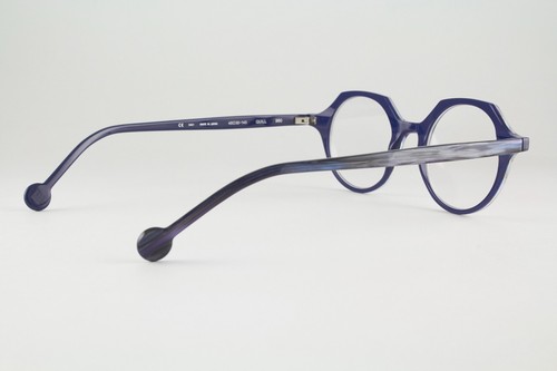 Auténticos marcos de gafas LA Eyeworks QUILL 960 43 mm azul mármol azul marino Japón - Imagen 3 de 6