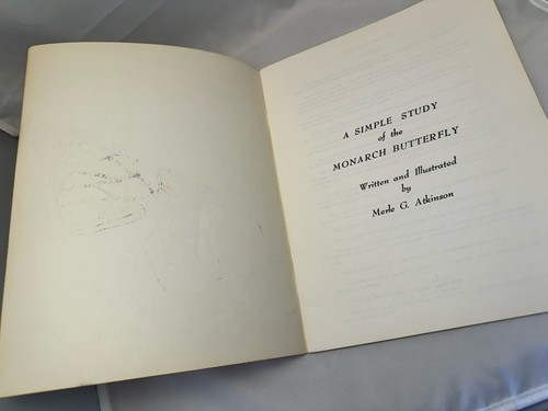 Vtg A Simple Study Of The Monarch Butterfly By Merle G Atkinson Teacher Art Book - Picture 3 of 5
