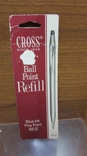 Cross Ball-Point Refill 8512 Ballpoint Pen Fine Point Blue Ink Genuine Stock NOS